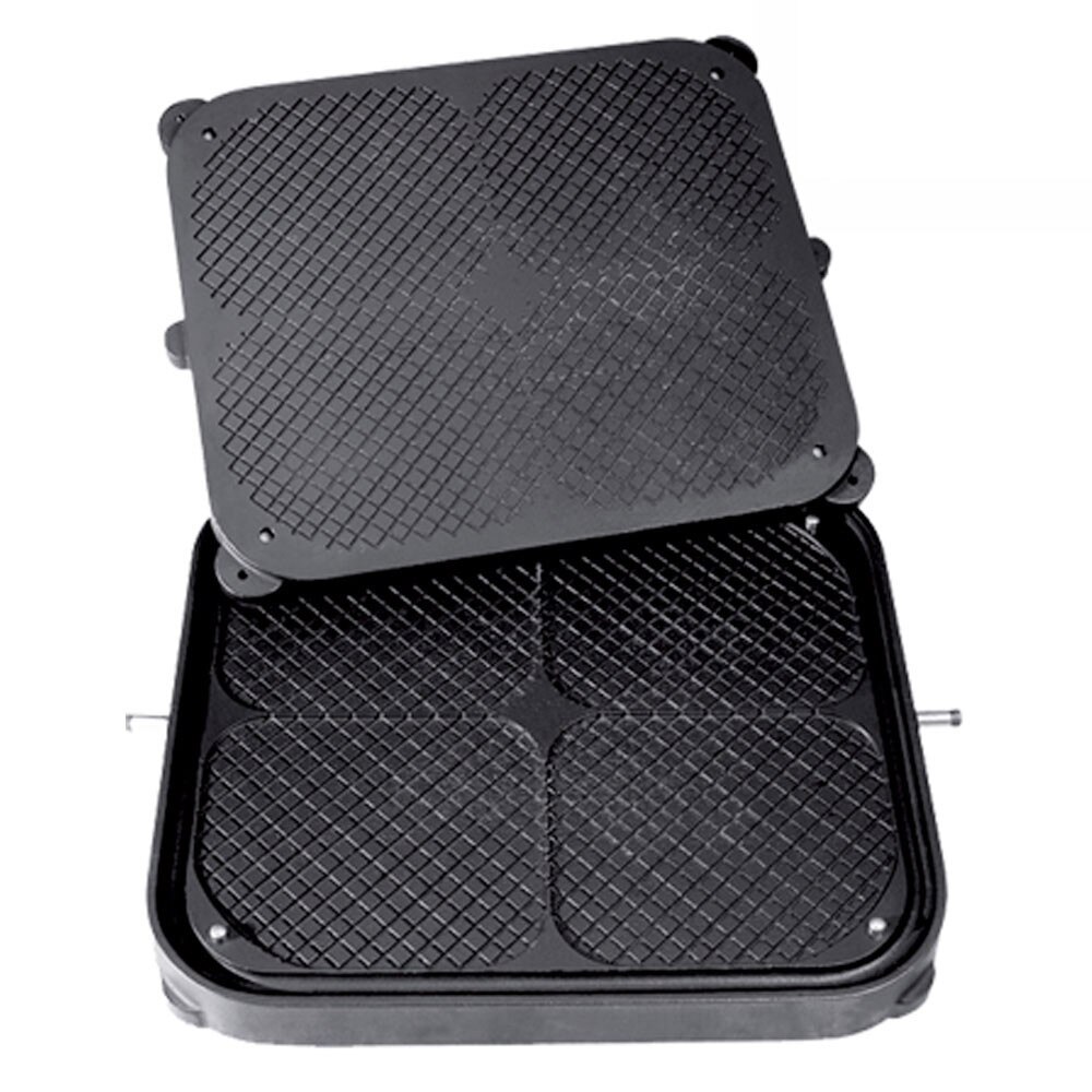 Cook-Matic Plates - Biscuits and Waffle with Cross